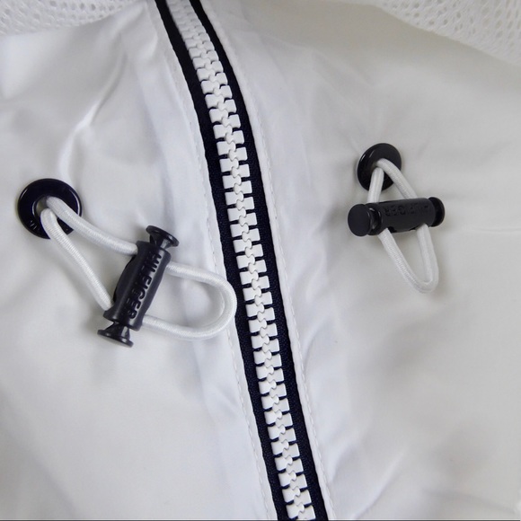 Tommy Hilfiger Hooded Anorak Rain Jacket NWT White - Picture 4 of 10